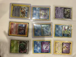 9 Pokemon Cards As Shown In Photos - Varying Conditions - Image 1