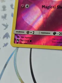 Fairy Type Pokemon Card Sylveon Carbink Sun & Moon TCG Reverse Holo Bundle - Image 3