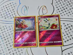 Fairy Type Pokemon Card Sylveon Carbink Sun & Moon TCG Reverse Holo Bundle - Image 5