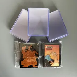 x25 Toploaders + x80 Charizard Sleeves - Pokemon Card TCG Bundle - Image 1