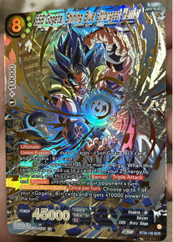 Dragon Ball Super Card BT26-138 SCR SSB Gogeta, Shining Blue Strongest Warrior - Image 1