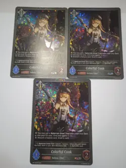 3x Colorful Cook - PR-184EN - Shadowverse: Evolve Promo Cards - Image 1