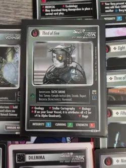 70+ Borg Card Lot Star Trek CCG 1E Voyager First Contact Rare UC C Vintage TCG - Image 3