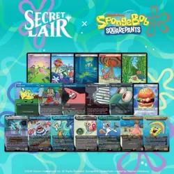 SpongeBob SquarePants Bundle NON Foil Edition, Magic the Gathering, SECRET LAIR - Image 1