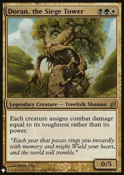 Magic the Gathering MTG Doran, the Siege Tower (206) The List LP - Image 1