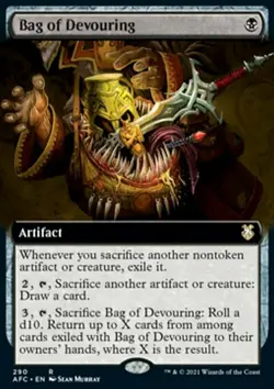 MTG Bag of Devouring (290) Adventures in the Forgotten Realms Commander LP - Image 1