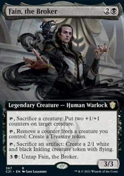 Magic the Gathering MTG Fain, the Broker (367) Commander 2021 NM - Image 1