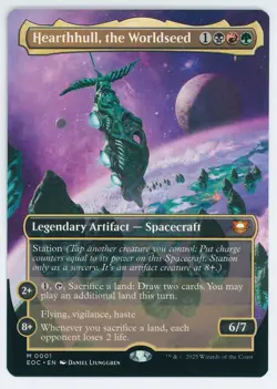 Hearthhull, the Worldseed Borderless 0001 EOC NM/MT [Edge of Eternities:MTG] - Image 1