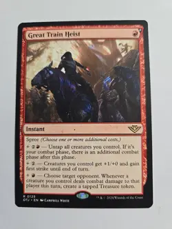 Great Train Heist x1 MTG ENGLISH Rare Check My Store! - Image 1