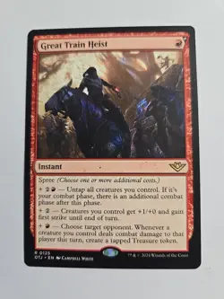 Great Train Heist x1 MTG ENGLISH Rare Check My Store! - Image 2