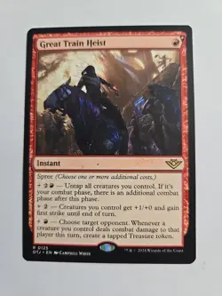 Great Train Heist x1 MTG ENGLISH Rare Check My Store! - Image 3