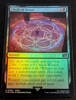 MTG - Circle of Power FOIL - Final Fantasy - Pack Fresh!! - Image 1