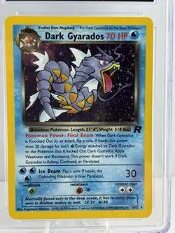 CGC 8.5 Dark Gyarados Prerelease 08/82 Wotc Promo Holo NM/Mint+ Pokemon - Image 2