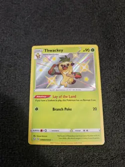 Thwackey SV005/SV122 Shiny Rare Shining Fates: Shiny Vault Pokemon TCG NM - Image 1