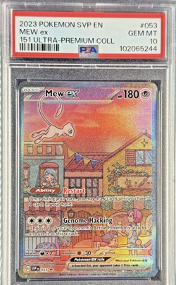 🔥Pokemon - Mew ex - BLACK STAR PROMO - SVP 053 - S & V: 151 - (PSA 10)🔥 - Image 1