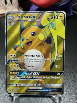 Pokemon TCG Raichu GX SM90 Holo Black Star Promo Shining Legends - Image 1