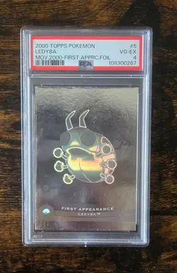 PSA 4 Ledyba 005/006 Pokemon The Movie 2000 Topps First Appearance - Image 1