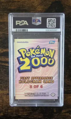 PSA 4 Ledyba 005/006 Pokemon The Movie 2000 Topps First Appearance - Image 2