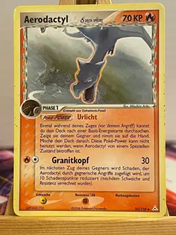 Aerodactyl 35/110 Ex Holon Phantoms Uncommon German VG Pokemon - Image 1