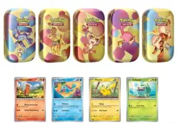 🔥Pokemon Scarlet & Violet - 151 (5-Pack) Mini Tins w/ 4 Promos Costco Bundle🔥 - Image 3