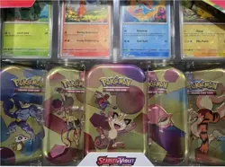 🔥Pokemon Scarlet & Violet - 151 (5-Pack) Mini Tins w/ 4 Promos Costco Bundle🔥 - Image 4