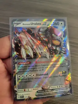 Pokemon Blackstar Promo Blutmond Ursaluna ex 177 Near Mint - Image 1