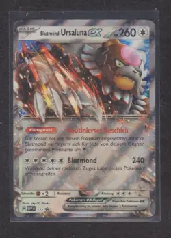 Pokemon Blackstar Promo Blutmond Ursaluna ex 177 Near Mint - Image 2