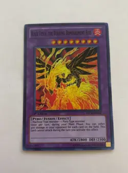 Yu-Gi-Oh! Blaze Fenix, the Burning Bombardment Bird PRC1-EN012 SR 1st Edition NM - Image 1