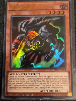 Yu-Gi-Oh! Exodia Necross LART-EN072 Ultra Rare Lost Art Sealed - Image 1