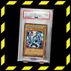 BLUE FOIL Blue-Eyes White Dragon PSA 9 Duelist League Promo DL09-EN001 Yugioh - Image 2
