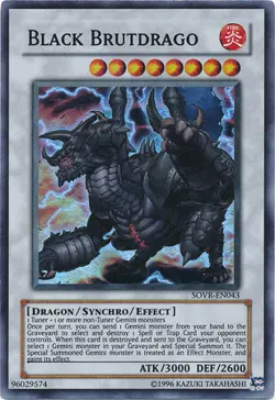 1Black Brutdrago - SOVR-EN043 - Super Rare Unlimited New Stardust - Image 1