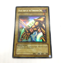 NM Right Arm Of The Forbidden One LOB-122 UR Yu-Gi-Oh! Legend Blue Eyes Holo - Image 1