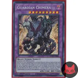 Yugioh Guardian Chimera BACH-EN040 Secret Rare 1st Edition NM - Image 1