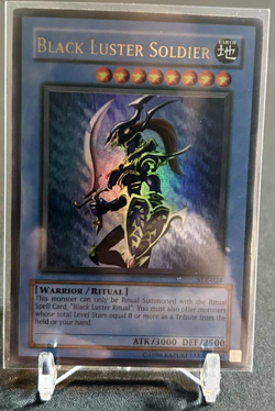 Black Luster Soldier SYE-024 YuGiOh Ultra Rare Vintrage LP - Image 1