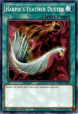 Harpie's Feather Duster - YuGiOh SDBT-EN026 - Common 1st Edition NM - Image 1