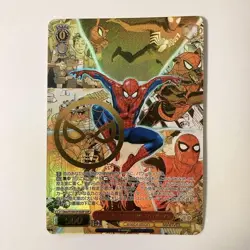 Weiss Schwarz Spiderman Card Dsw/S104-053SSP SSP Disney 100 FOIL used - Image 1