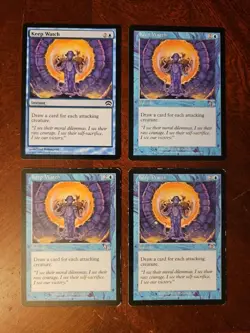 4x Keep Watch Judgement Magic Gathering MtG Instant EDH Commander Card Draw JDG - Image 1