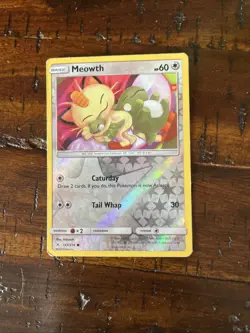 Meowth 147/214 Reverse Holo Unbroken Bonds Pokemon Card NEW - Image 1