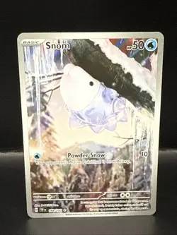Pokemon Card - S&V Temporal Forces EN - 168/162 - Snom - Illustration Rare A - Image 1
