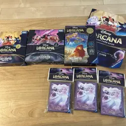 Disney Lorcana Trading Card Set Cards All Opened - Image 1