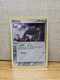 Metang 44/101 EX Hidden Legends Reverse Holo Pokemon Card TCG - Image 1