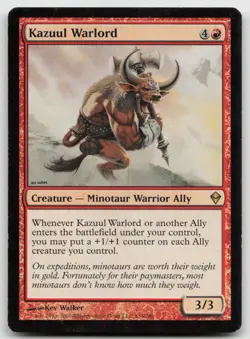 MTG Kazuul Warlord R Zendikar 134 LP - Image 1
