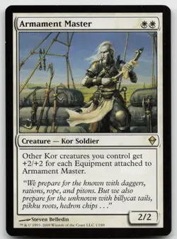 MTG Armament Master R Zendikar 1 LP - Image 1