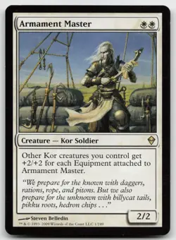 MTG Armament Master R Zendikar 1 LP - Image 1