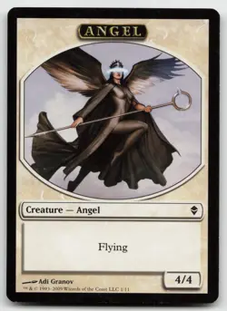 MTG Angel Token T Zendikar 1 LP - Image 1