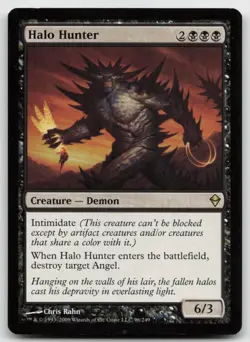 MTG Halo Hunter R Zendikar 96 LP - Image 1