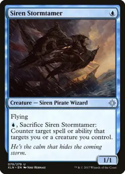 Siren Stormtamer - Ixalan MTG MAGIC SIREN PIRATE WIZARD RARE CREATURE - Image 1