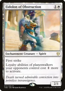Eidolon of Obstruction - Theros Beyond Death MTG MAGIC ENCHANTMENT SPIRIT RARE - Image 1