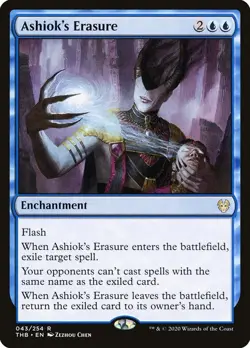 Ashiok's Erasure - Theros Beyond Death MTG MAGIC ENCHANTMENT RARE - Image 1