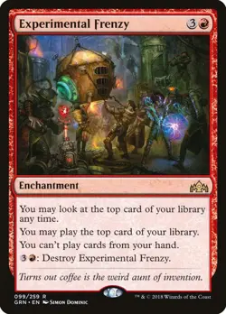 Experimental Frenzy - Guilds of Ravnica MTG MAGIC ENCHANTMENT RARE - Image 1